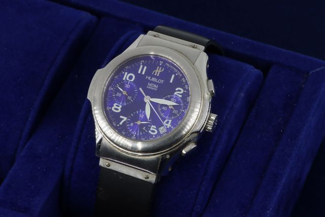 Hublot MDM Geneve 1810.1 Cronógrafo Azul