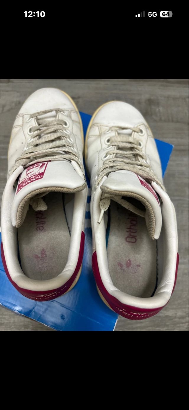 Adidas Stan Smith Donna Rosa Bianco Tg 38