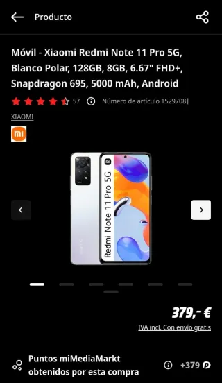 Xiaomi Redmi Note 11 Pro 5G