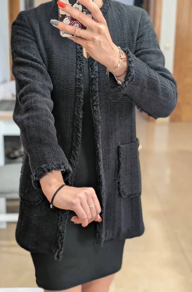 Chaqueta Zara Negra Talla XS