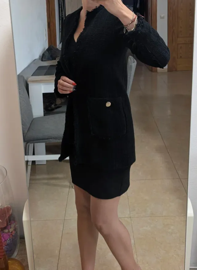 Chaqueta Zara Negra Talla XS