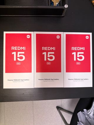 3 x Xiaomi Redmi 15 5G Nuevos