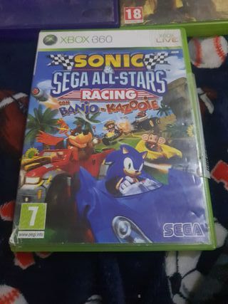Lote 3 juegos Xbox 360: Gears of War 3, Sonic Raci