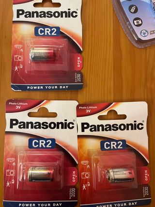Pilas baterias Panasonic CR2 Photo Lithium 3V