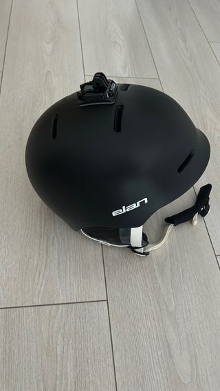 Casco de esquí negro con soporte GoPro Size: 56-59