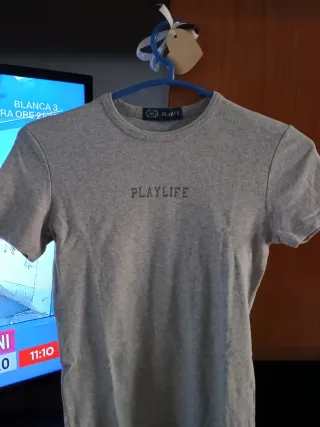 Maglietta PLAYLIFE grigia