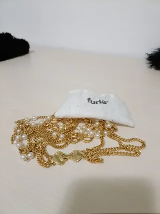 Collana Furla oro perle