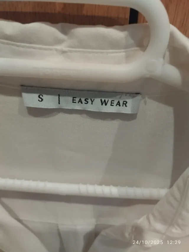 Camisa blanca básica talla S