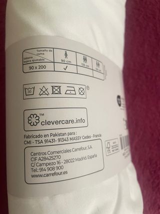 2 Sábanas Tex Home 90cm y 135cm