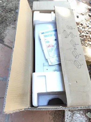 Calentador de agua a gas nuevo en caja