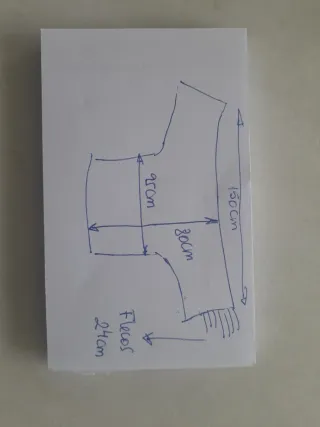 Chal de flecos azul floral