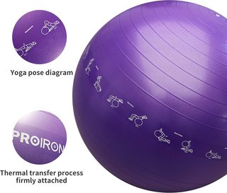 Pelota de Pilates, Fitness, Yoga etc 75cm Inflador