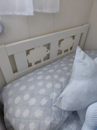 Cama infantil blanca 70x160 Ikea