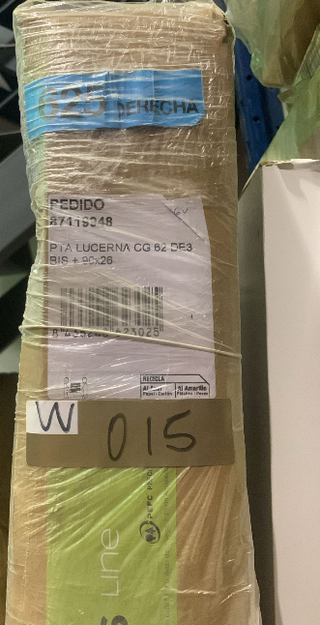 Puerta Blanca Lucerna 62,5 cm Derecha