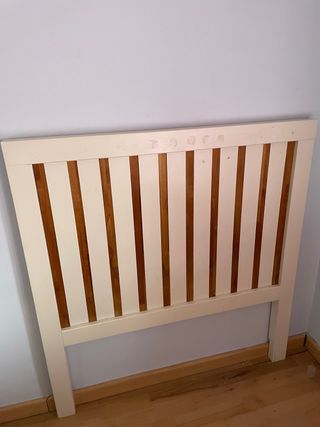 Cabecero de cama de madera