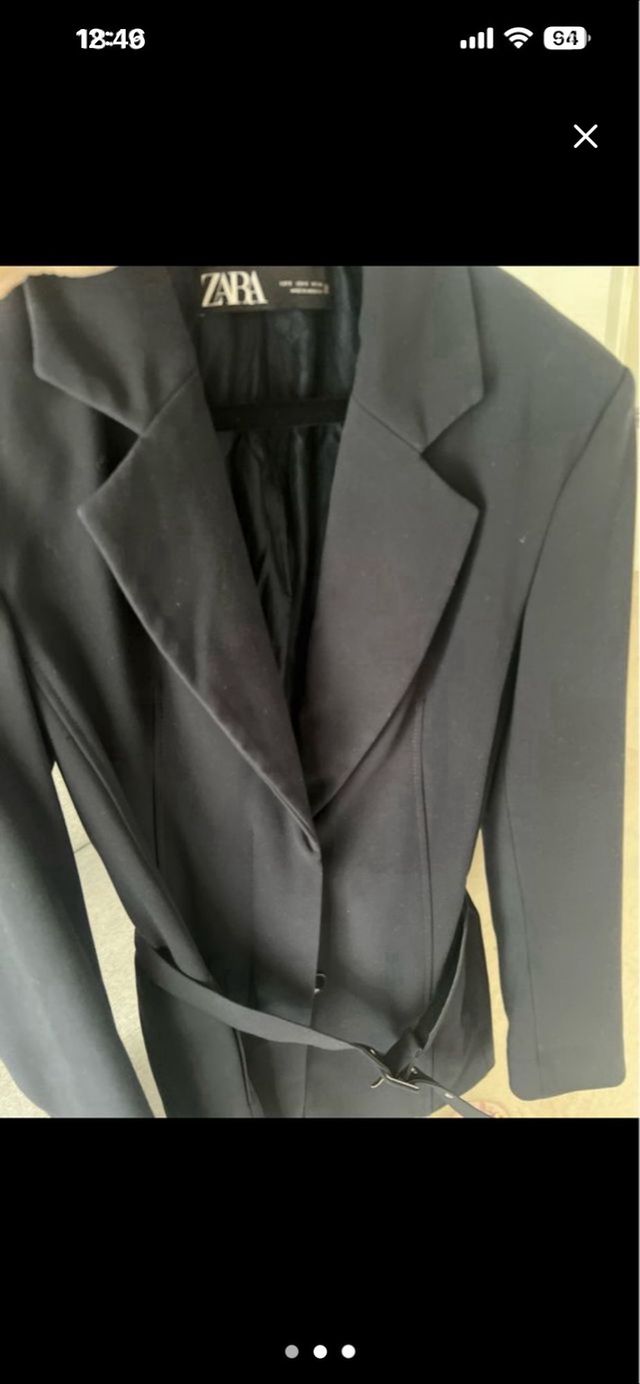 Blazer Zara azul marino