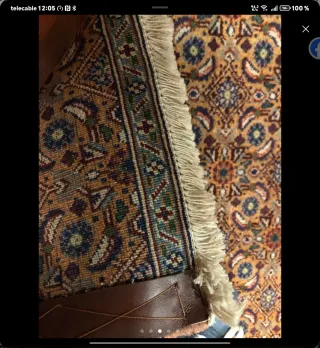 Alfombra pasillera Kashan