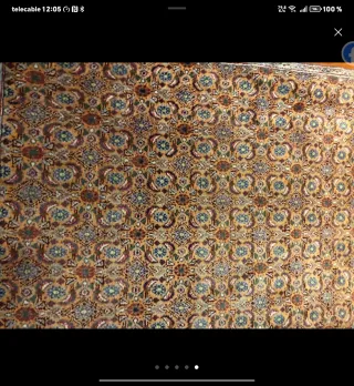 Alfombra pasillera Kashan