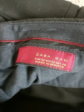 Traje Zara Negro Hombre Talla XS