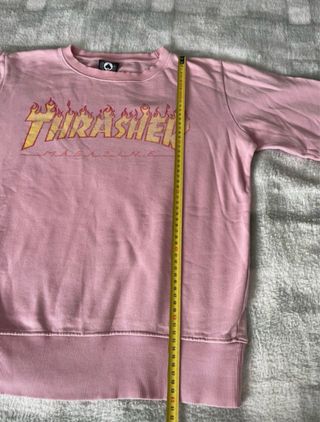 Maglione Vintage Thrasher Rosa
