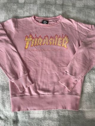 Maglione Vintage Thrasher Rosa