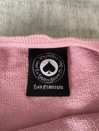 Maglione Vintage Thrasher Rosa