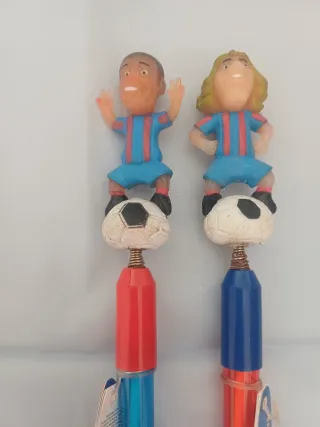 Lotto 50 penne gadget Barcellona con giocatori
