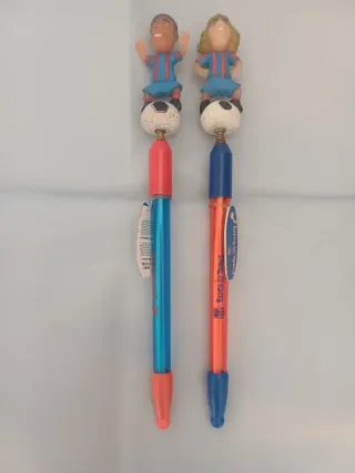 Lotto 50 penne gadget Barcellona con giocatori