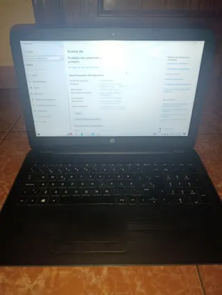 HP 255 G5 Portátil Gris en buen estado y fluido 