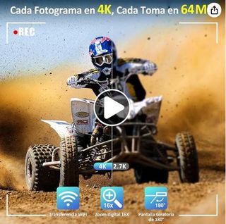 Cámara Digital Hyo Sono 4K WiFi 64MP