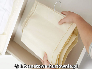 Zapatero Colgante para Armario - 6 Pares Beige