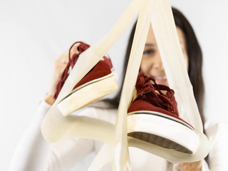 Zapatero Colgante para Armario - 6 Pares Beige