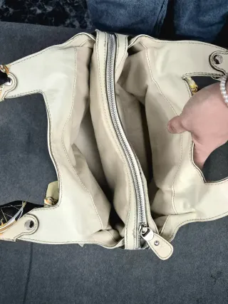 Borsa Salvatore Ferragamo Multicolor Bianca