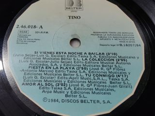 Vinilo Tino Pop Rock Internacional