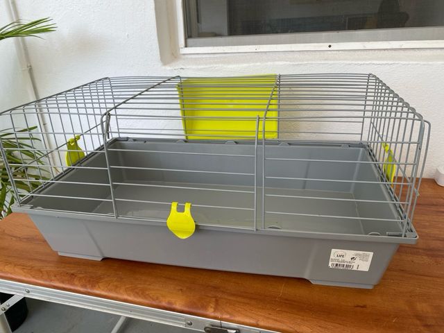 Jaula para cobayas y conejos
