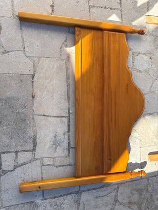 Cabezales de cama de madera (135cm)