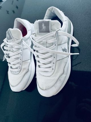 Zapatillas Polo Ralph Lauren Train 89 Blancas