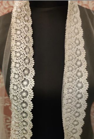 Velo de Novia Novia d'Art Encaje Blanco