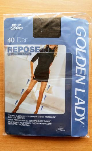 5 Paia Collant Golden Lady Repose 40 tg.IV *NUOVE*