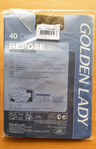 5 Paia Collant Golden Lady Repose 40 tg.IV *NUOVE*