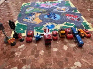 Alfombra ciudad + coches y accesorios
