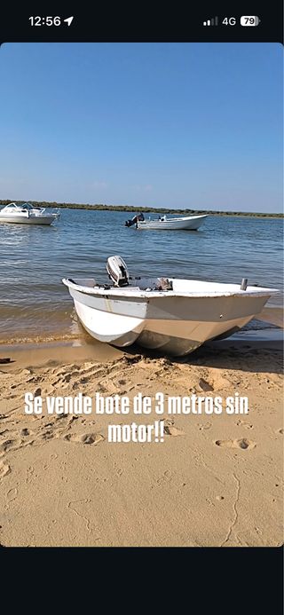 Bote de pesca 3 metros sin motor