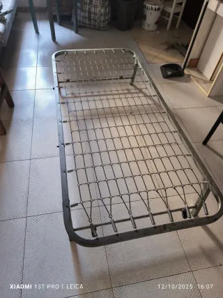 2 Camas individual con colchón y diván 90x190