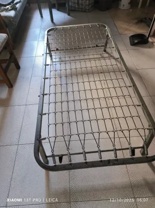 2 Camas individual con colchón y diván 90x190