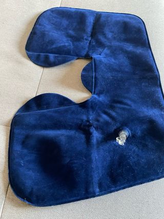 Cuscino da viaggio Delsey blu gonfiabile