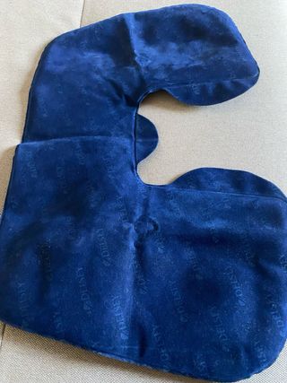 Cuscino da viaggio Delsey blu gonfiabile