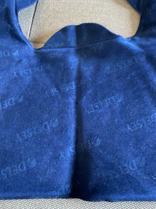 Cuscino da viaggio Delsey blu gonfiabile