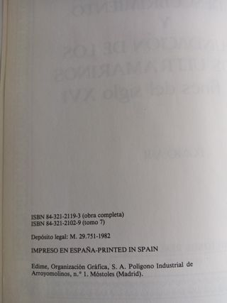 Historia General de España y América Vol.Vll