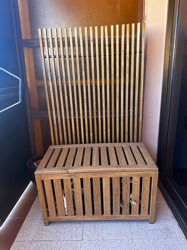 Baúl / Pantalla Madera Ikea