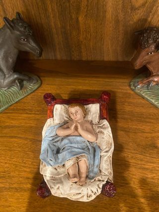 Portal de Belén Figuras Grandes Pintadas a Mano